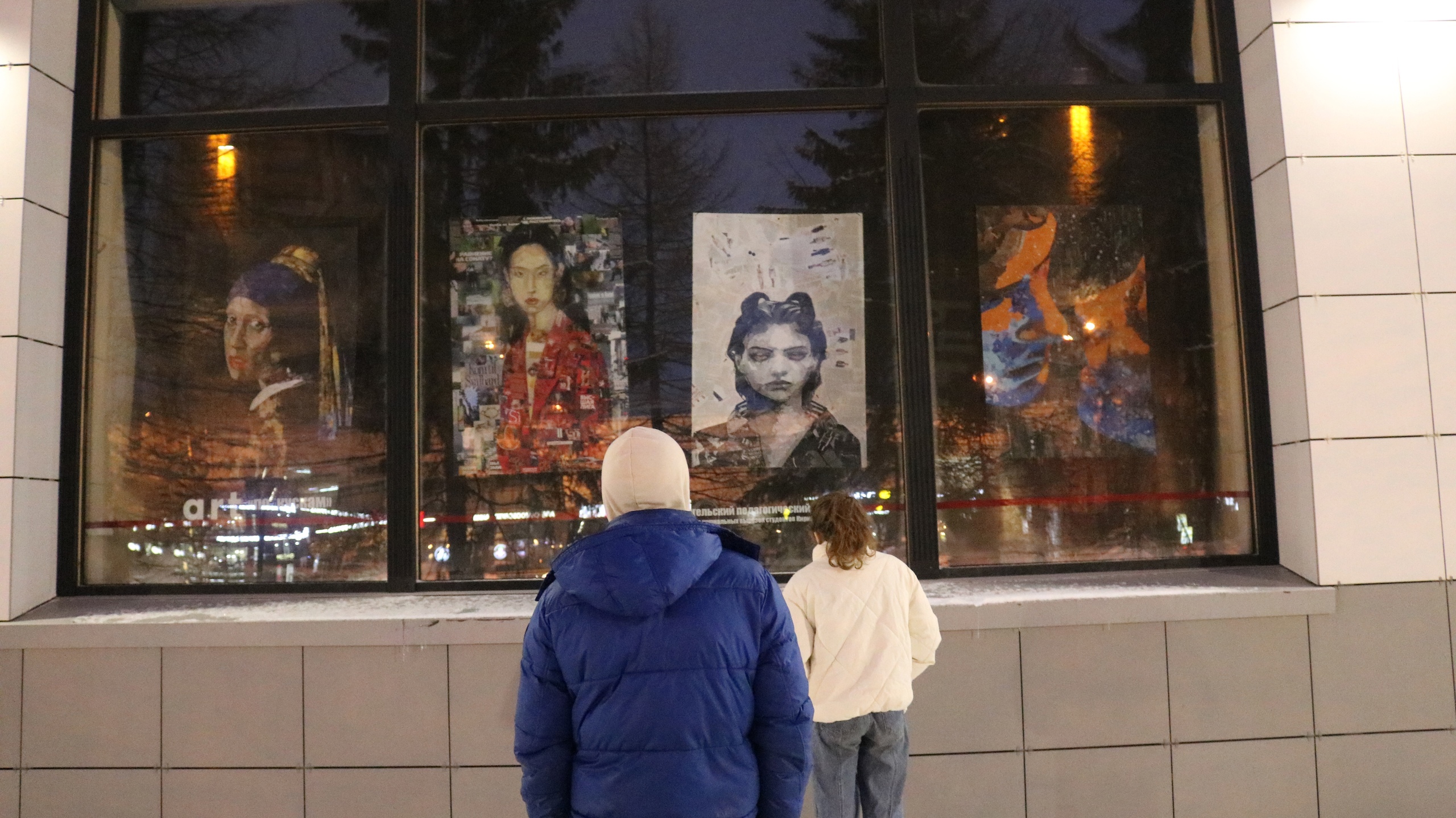 Коллажи в городской среде.