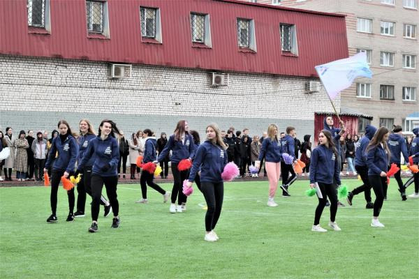Открытие спортивной площадки Архангельского педагогического колледжа